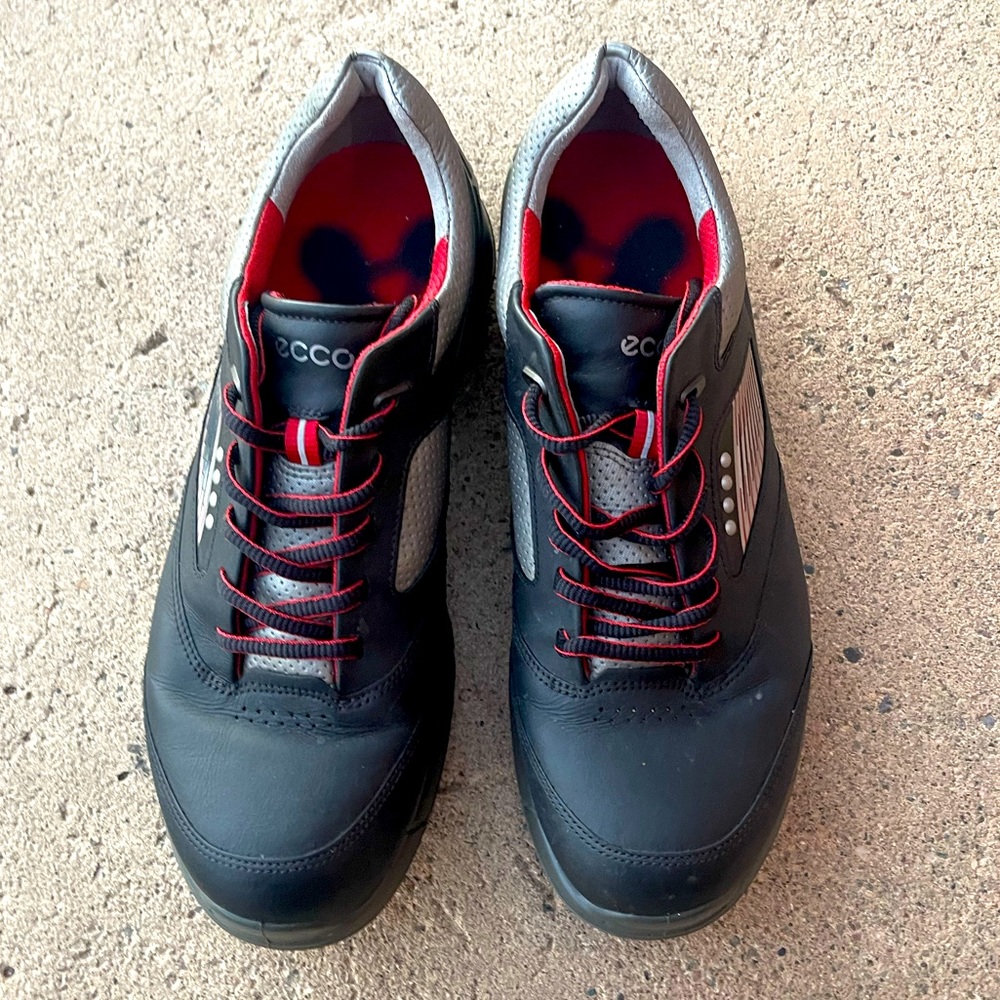 Mens size 41 EU Ecco Base One Hydromax Golf Shoes - Black